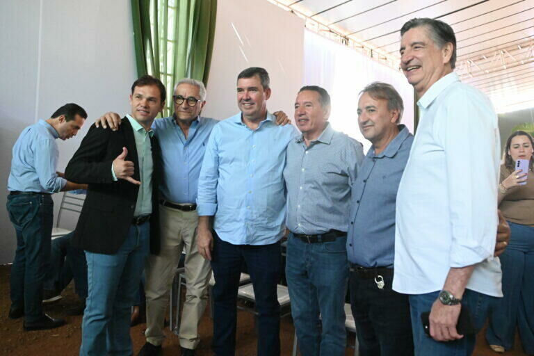 Imagem de compartilhamento para o artigo Em inauguração de Usina em Paranaíba, Gerson Claro destaca geração de empregos e impulsionamento na produção de energia da MS Todo dia